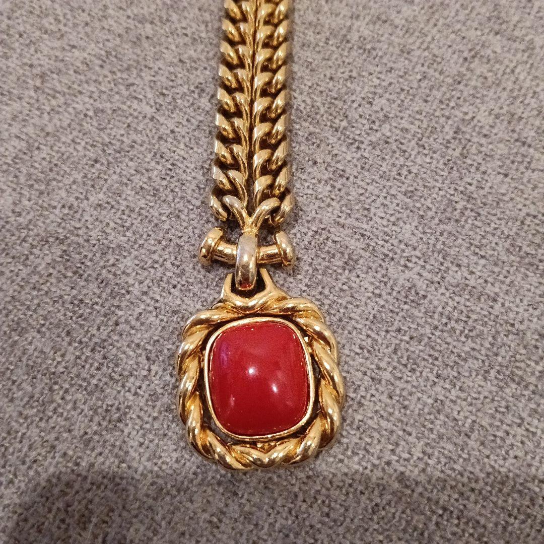 ChristianDior刻印あり！アンティークネックレス　極太