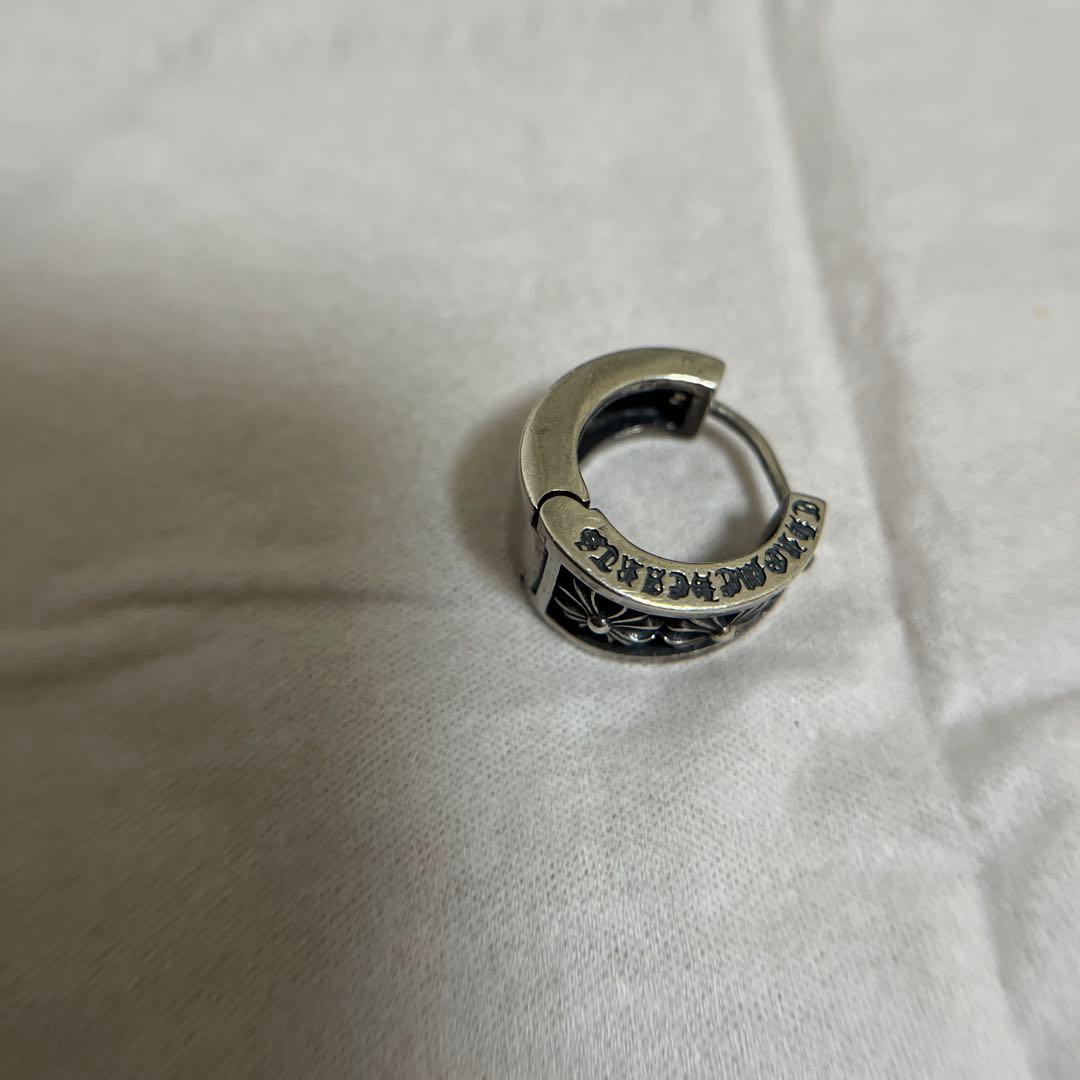 クロムハーツシルバー925 ナローVバントピアス