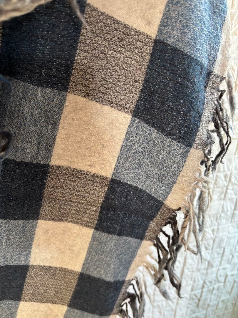 キャピタル KAPITAL チェック柄マフラー