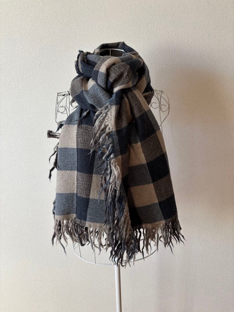 キャピタル KAPITAL チェック柄マフラー