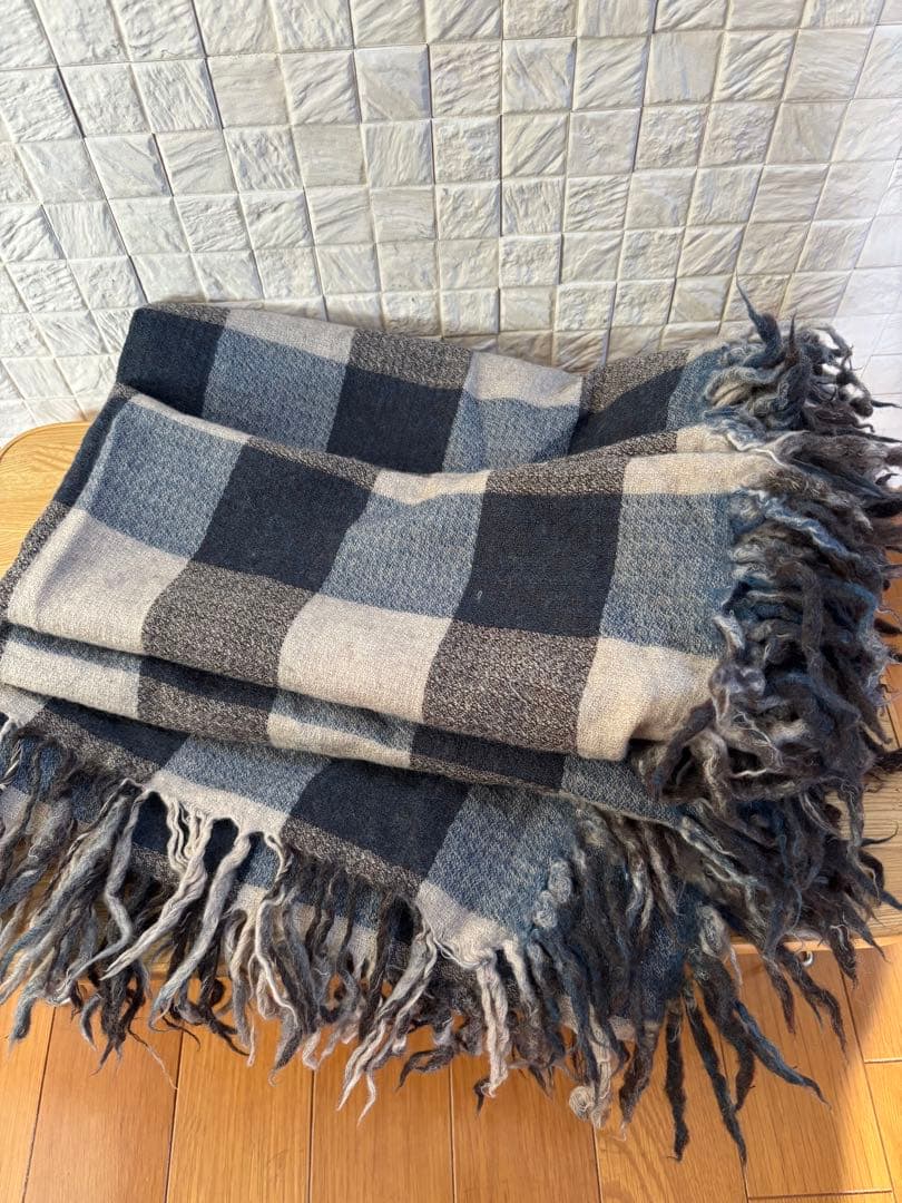 キャピタル KAPITAL チェック柄マフラー