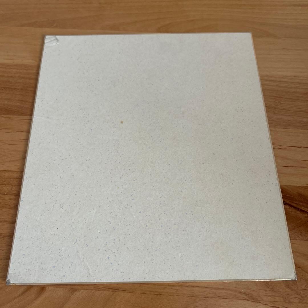 竹宮恵子　直筆イラストサイン色紙