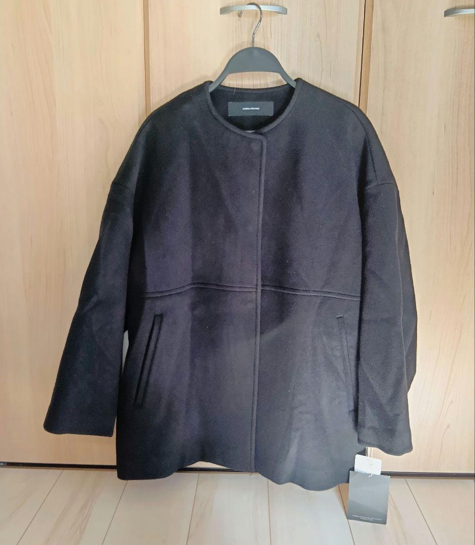 JOURNAL STANDARD/スーパー140ビーバーノーカラーショートコート