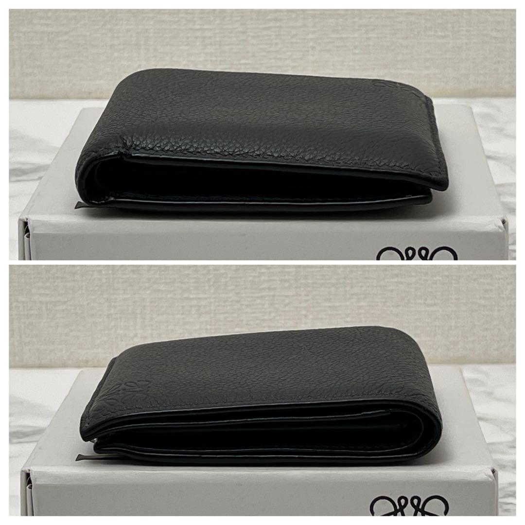 ロエベ バイフォールド ウォレット 折り財布 現行品 グレー LOEWE