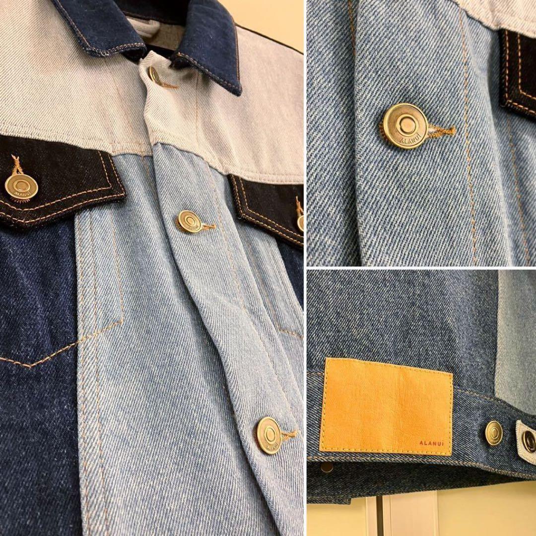 【ALANUi】MIX patchwork denim jacket
