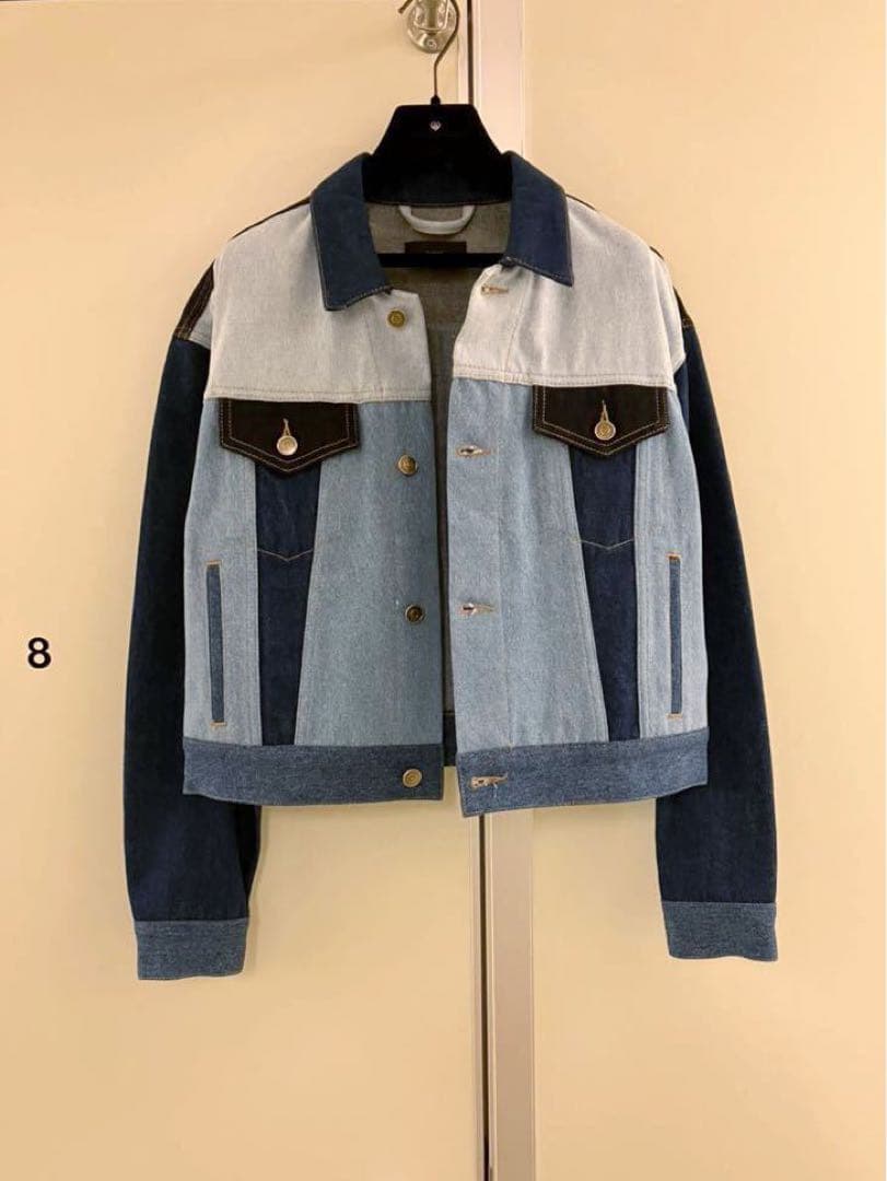 【ALANUi】MIX patchwork denim jacket