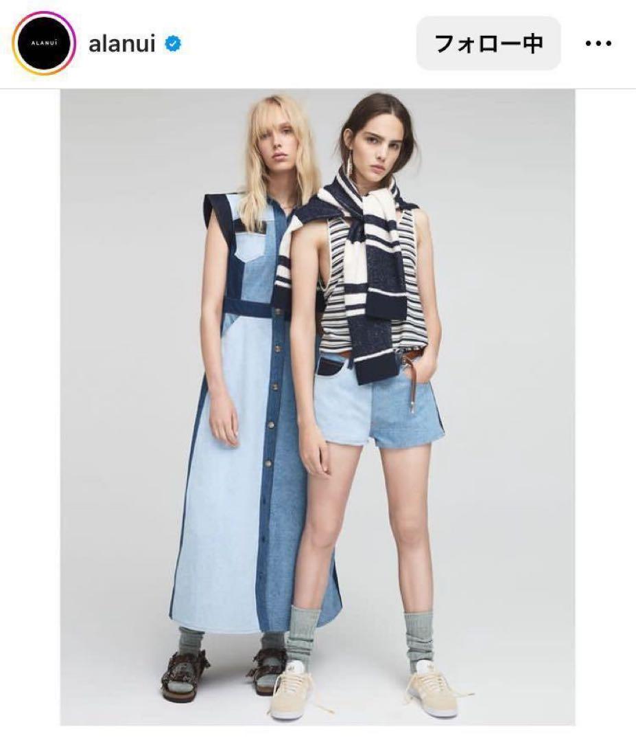 【ALANUi】MIX patchwork denim jacket