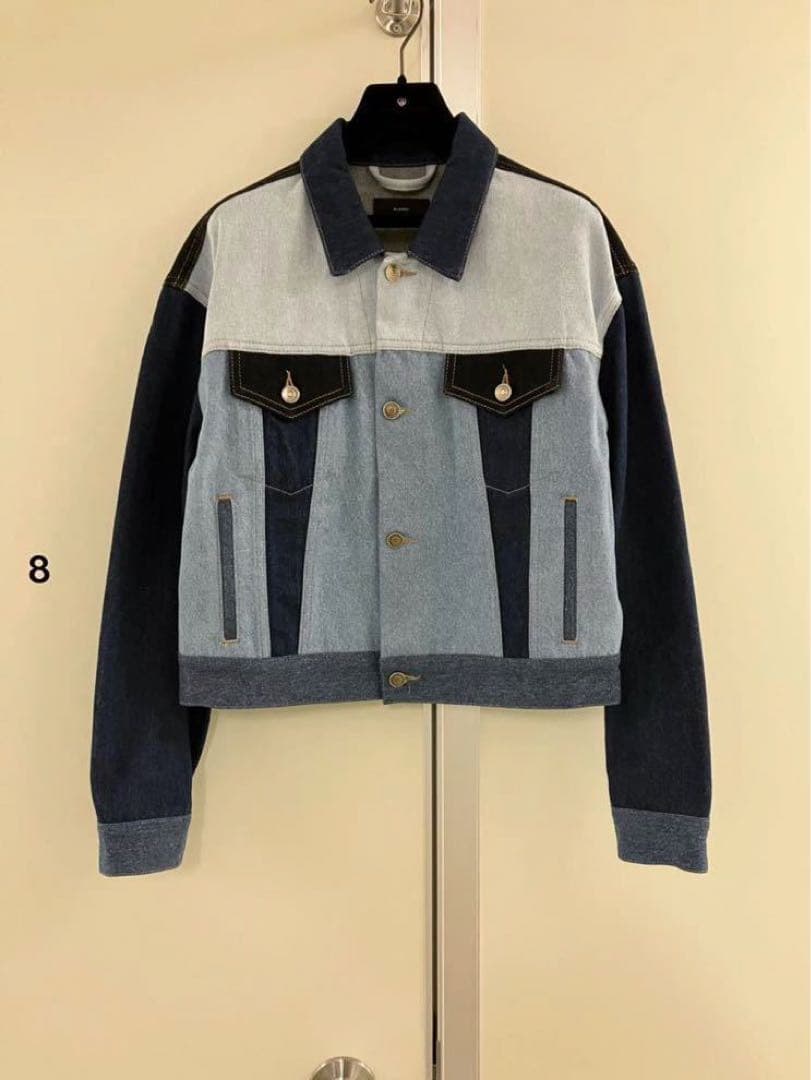 【ALANUi】MIX patchwork denim jacket