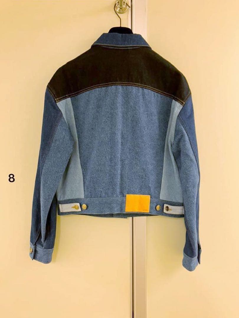 【ALANUi】MIX patchwork denim jacket