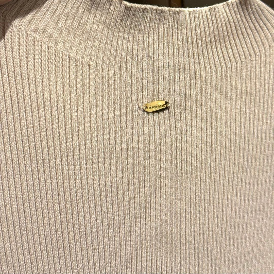 anuans ホリデー　ドッキングニットワンピース