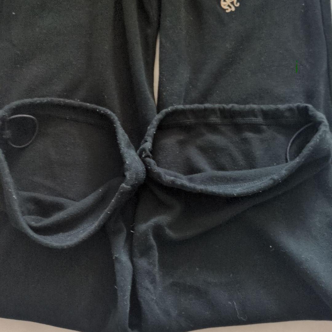 Chacott　キッズ　ウォームアップジャケットパンツ　セット　140K 黒