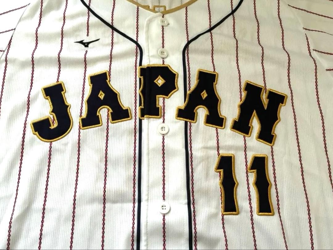 サイズO WBC 侍ジャパン ダルビッシュ有 レプリカユニフォーム(刺繍タイプ)