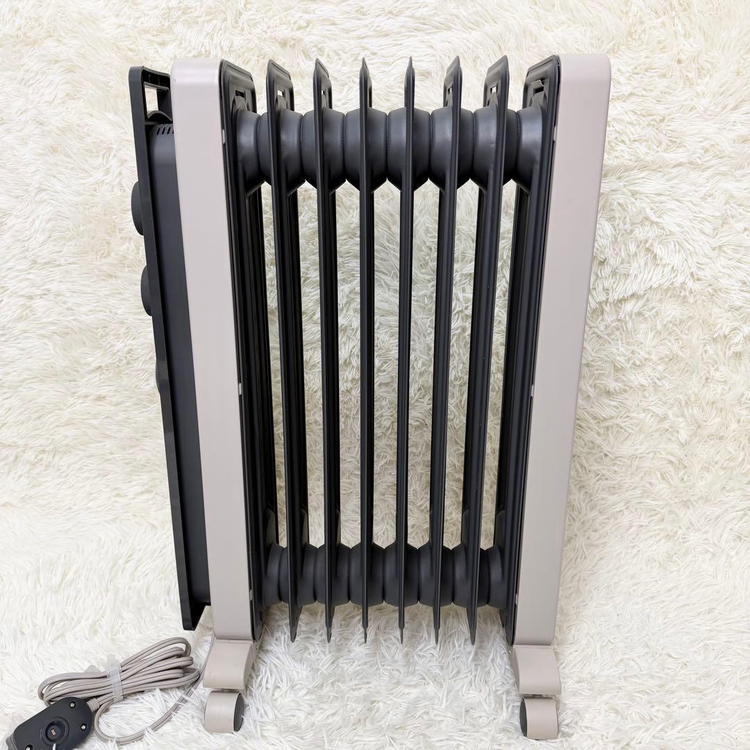 美品 DeLonghi オイルヒーター RHJ21F0812-GY グレー