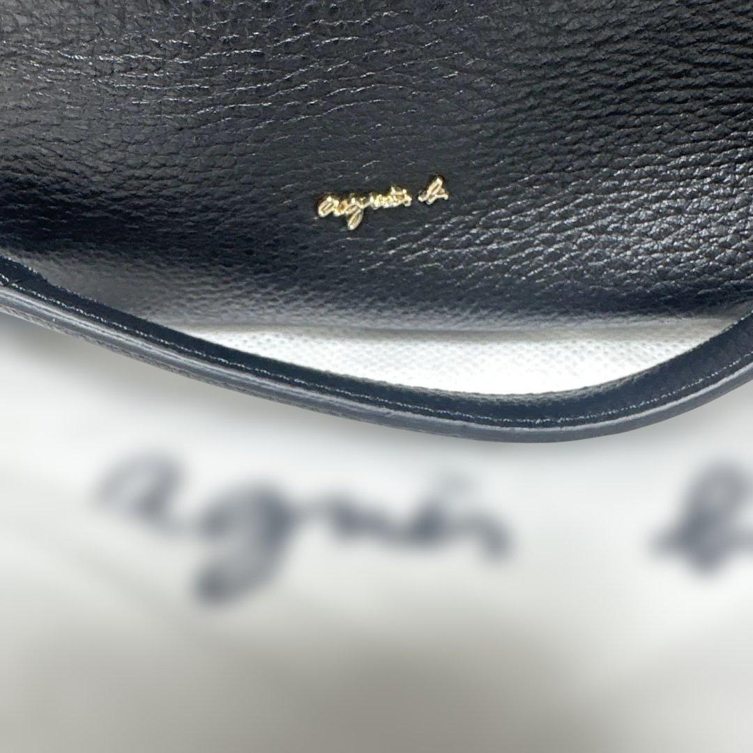 新品未使用【agnes b.】牛皮チェーンショルダー付きトートバッグ