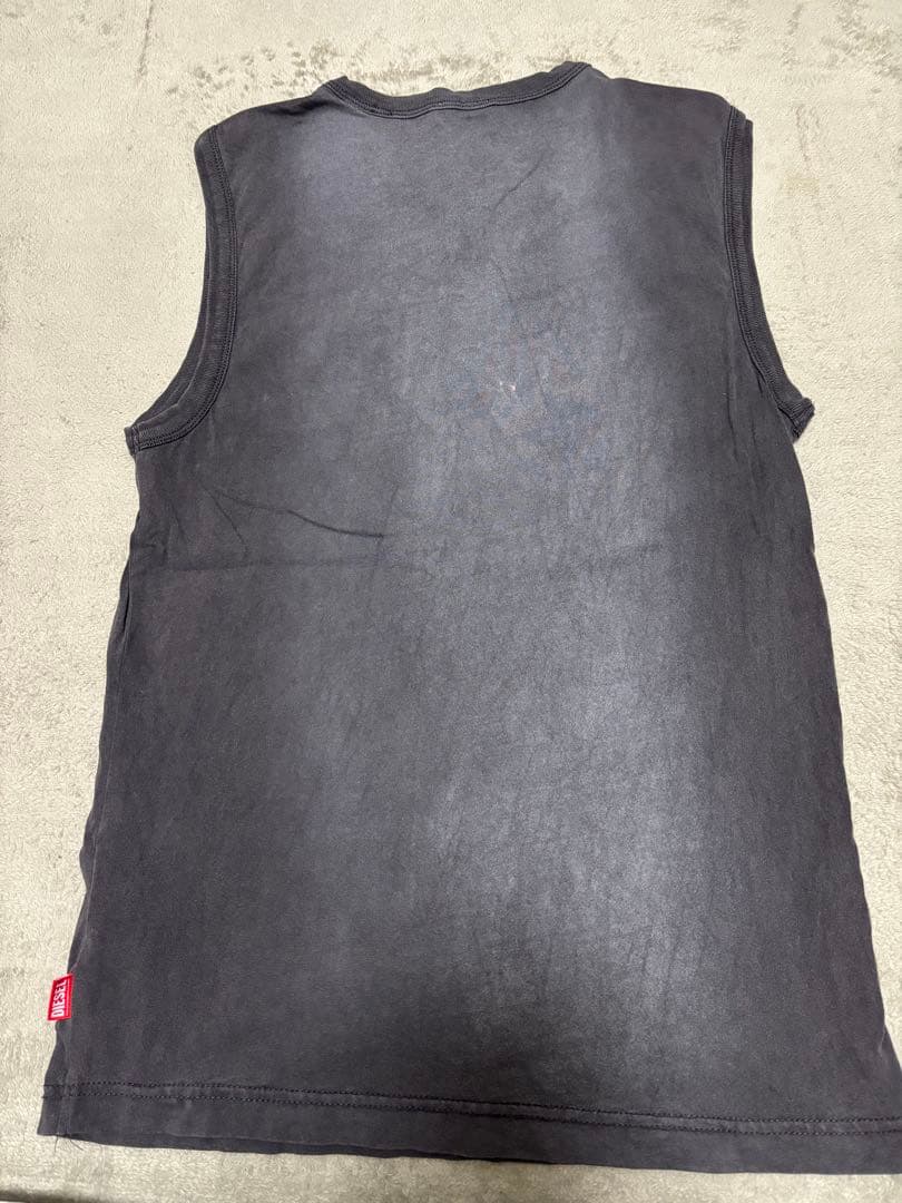 【未着用新品】DIESELディーゼル グレー ノースリーブタンクトップ