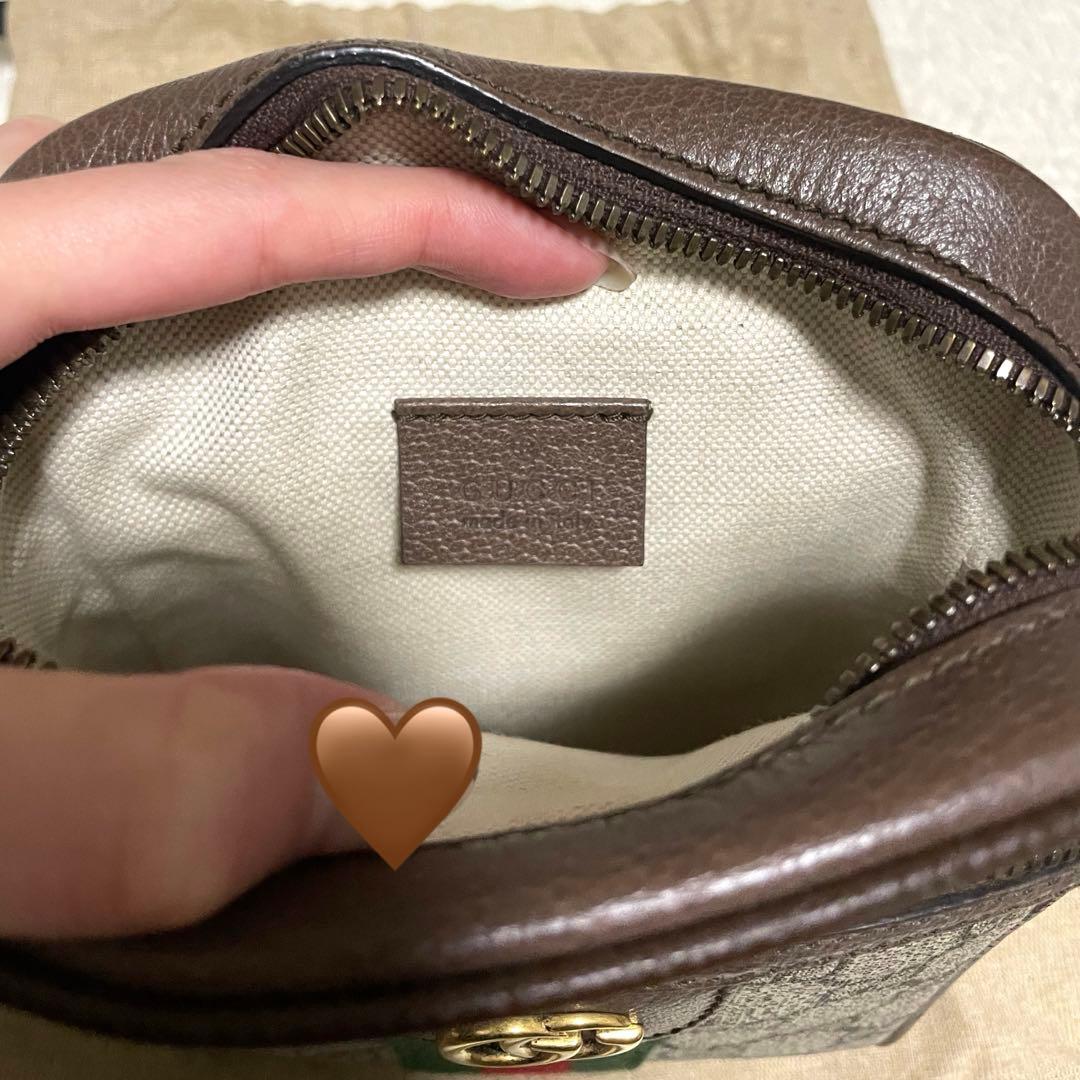 GUCCI 〔オフィディア〕ミニ メッセンジャーバッグ（巾着付）