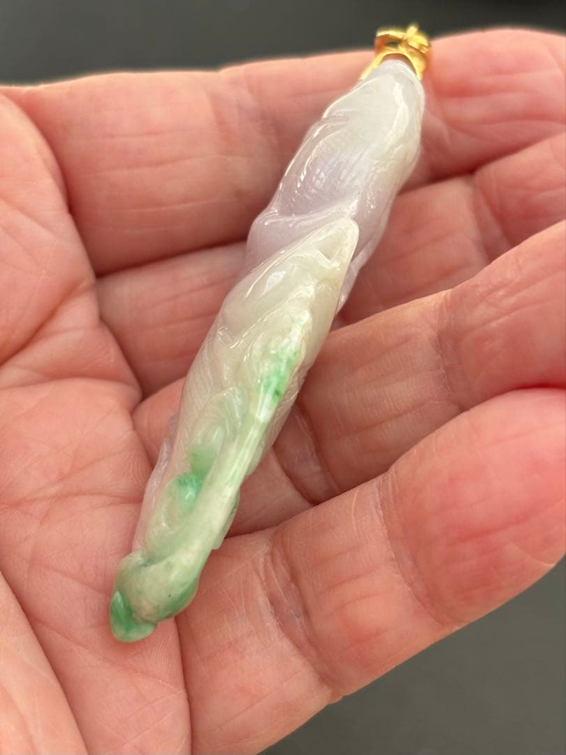 翡翠　ラベンダージェイド　ペンダントトップ　750