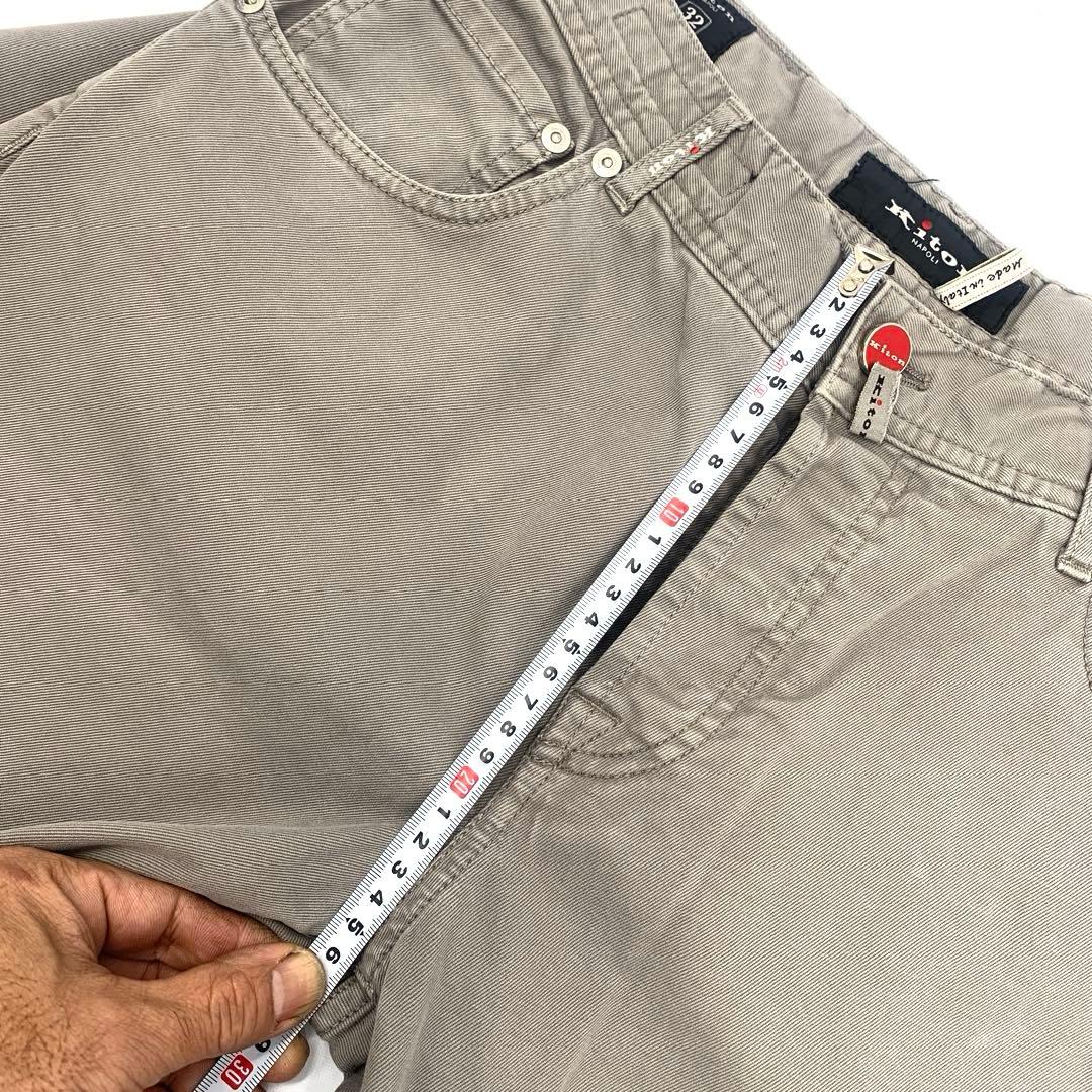 KITON キートン　サイズ表記「32」グレー　パンツ　長ズボン