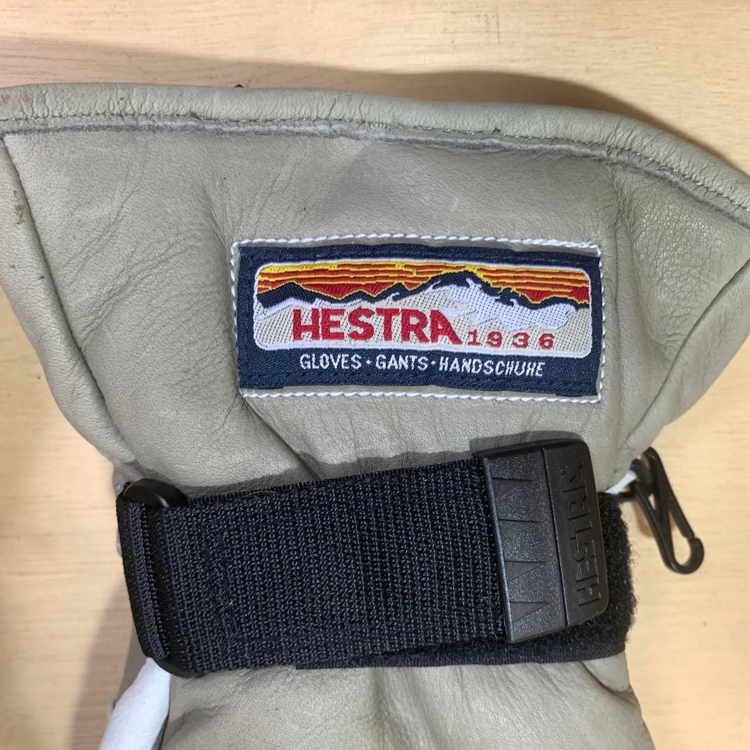 Hestra へストラ本革ミトン グローブ グレーツートン色 9インチ