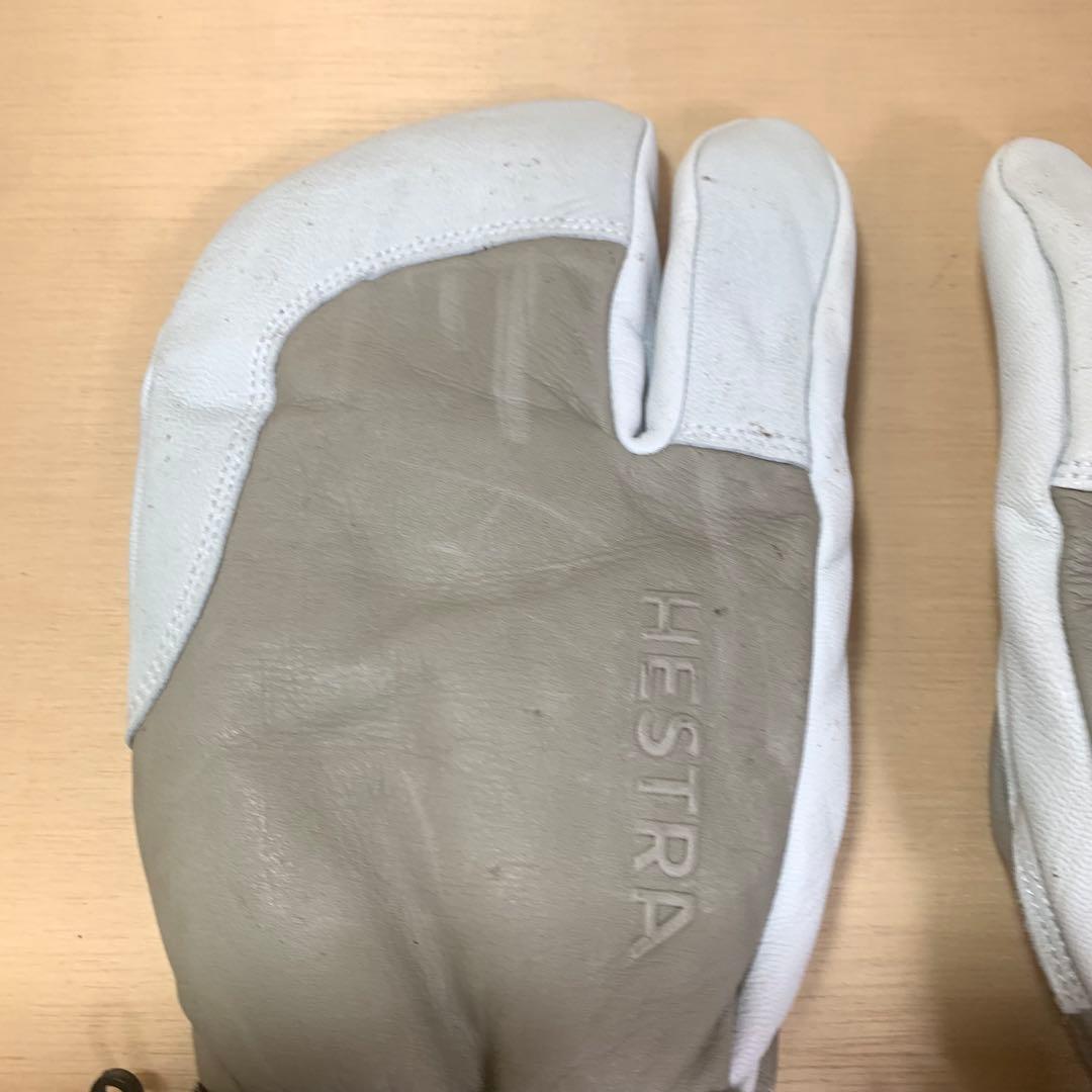 Hestra へストラ本革ミトン グローブ グレーツートン色 9インチ