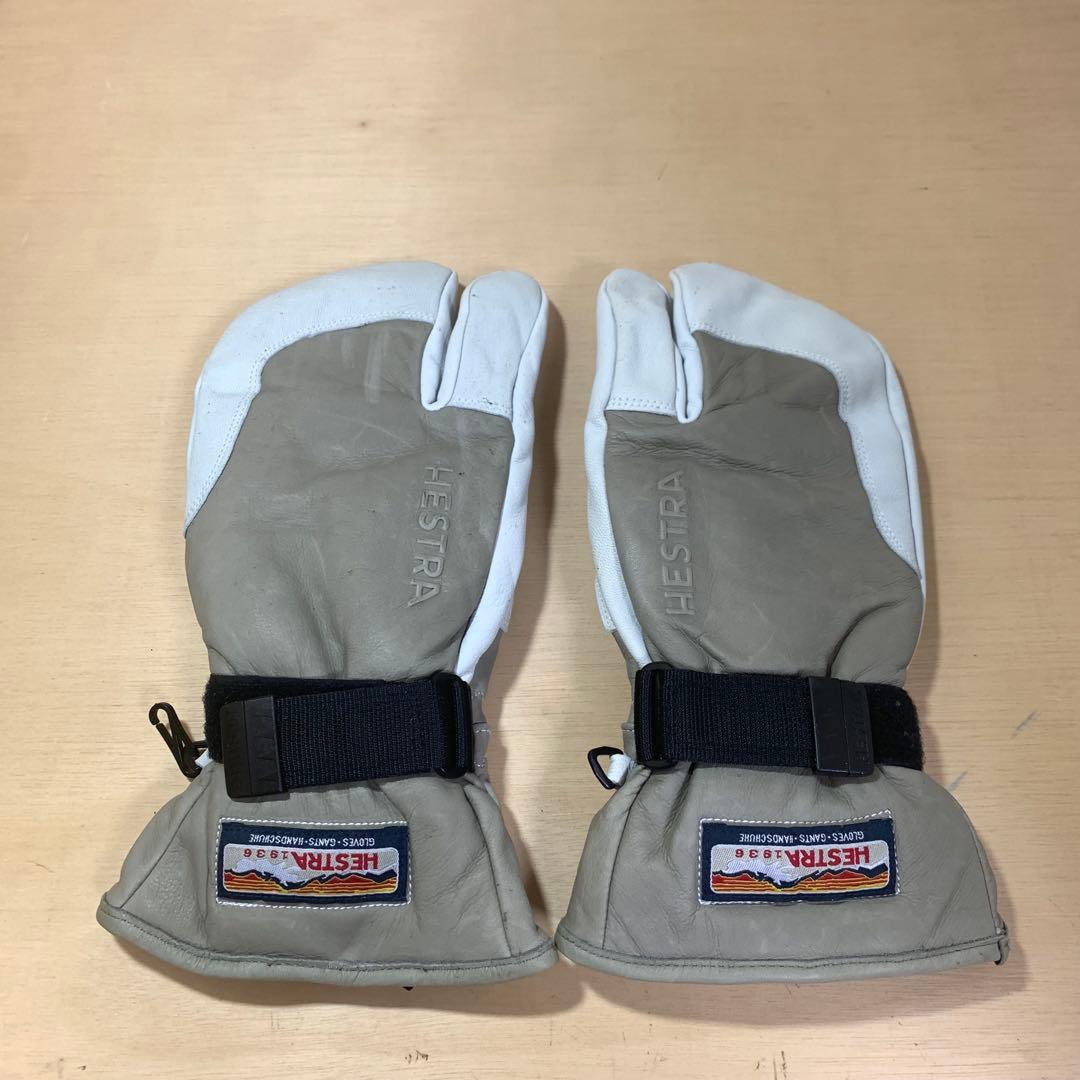 Hestra へストラ本革ミトン グローブ グレーツートン色 9インチ