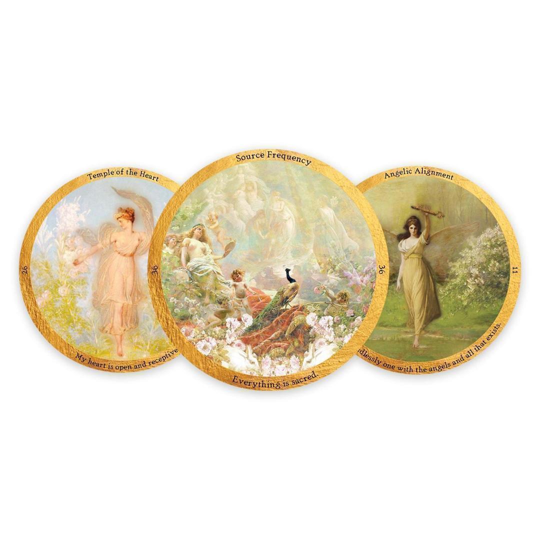 【正規品オラクルカード】美麗アートワーク✨天使界のオラクル／サークル型・円形