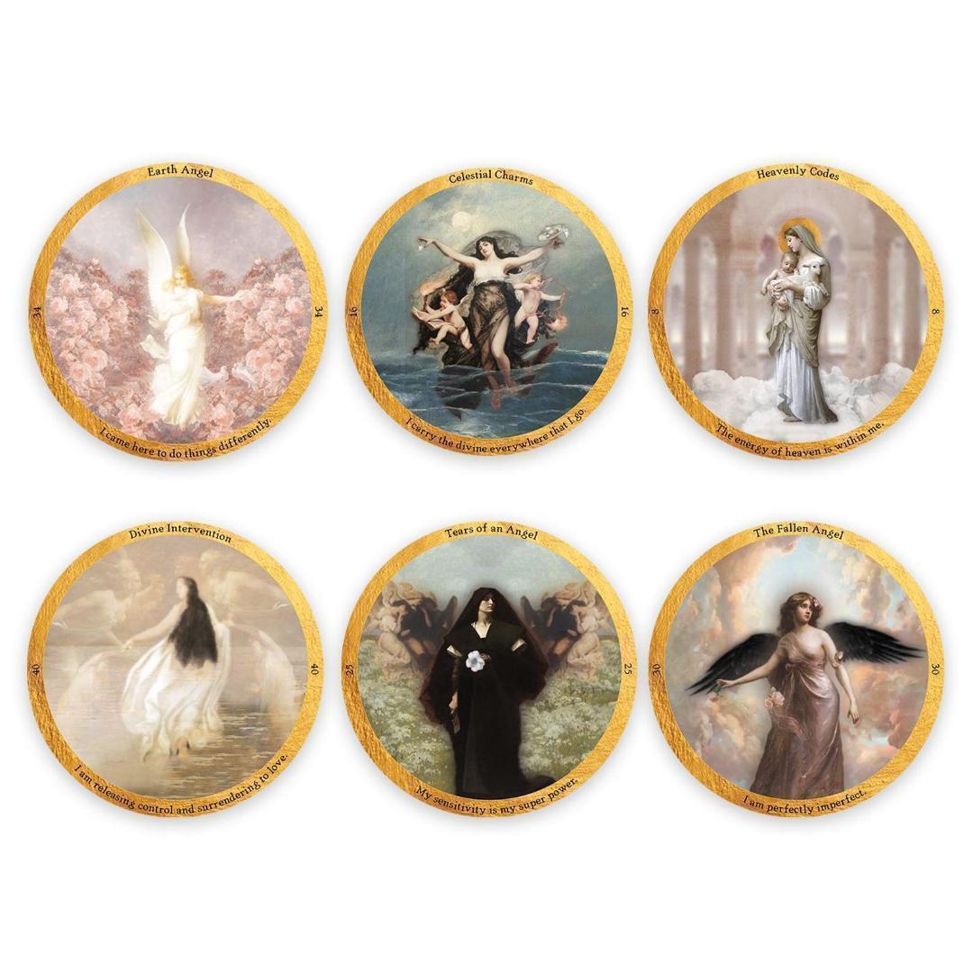 【正規品オラクルカード】美麗アートワーク✨天使界のオラクル／サークル型・円形