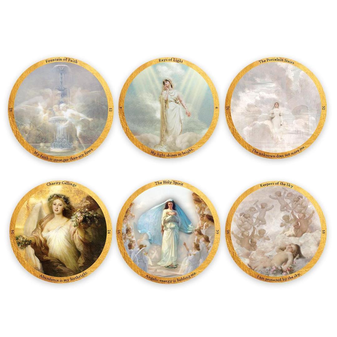 【正規品オラクルカード】美麗アートワーク✨天使界のオラクル／サークル型・円形