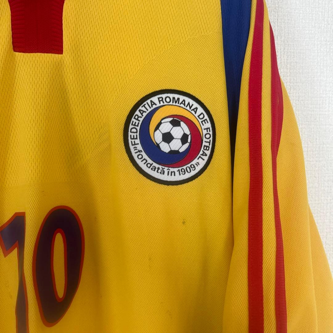 ルーマニア代表　ゲオルゲハジ　HAGI サッカー　ユニフォーム　アディダス