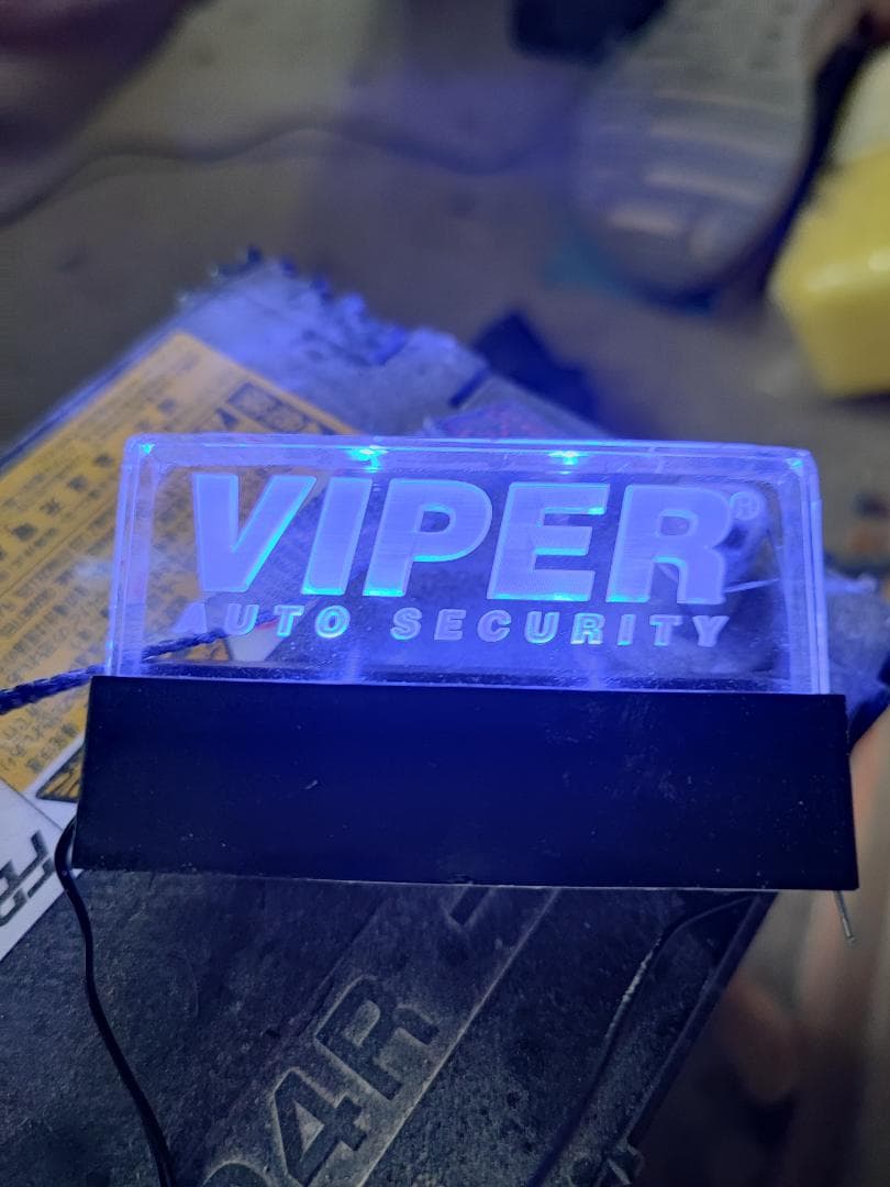 VIPER 自動車セキュリティ LEDサイン