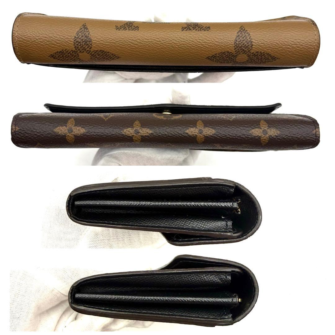 【ぽこ】 モノグラム ジャイアント リバース ポルトフォイユ サラ 長財布