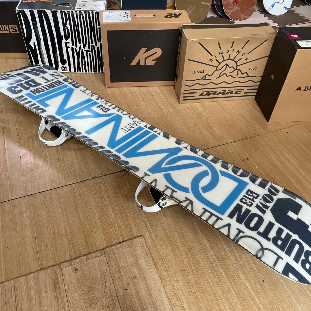 BURTON×RIDE　バートン　スノーボードセット　ライドバインディング付