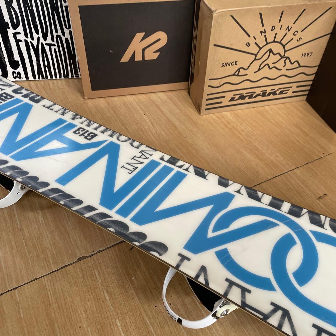 BURTON×RIDE　バートン　スノーボードセット　ライドバインディング付