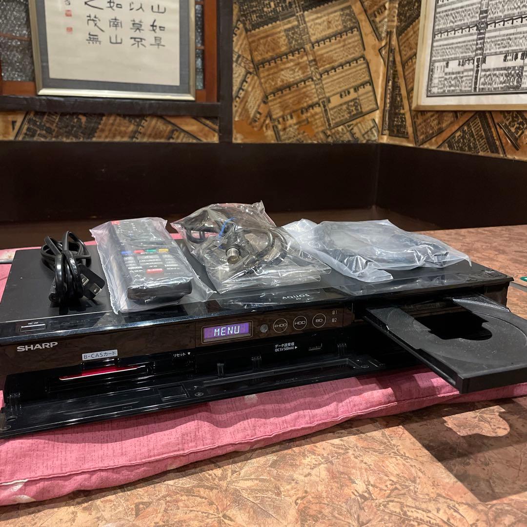 SHARP BD-W580 1TB換装！12倍録 新品リモ等付フル装備 完動品！