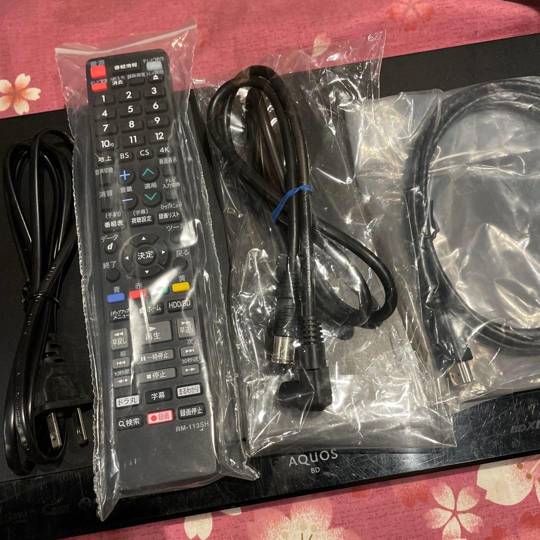 SHARP BD-W580 1TB換装！12倍録 新品リモ等付フル装備 完動品！