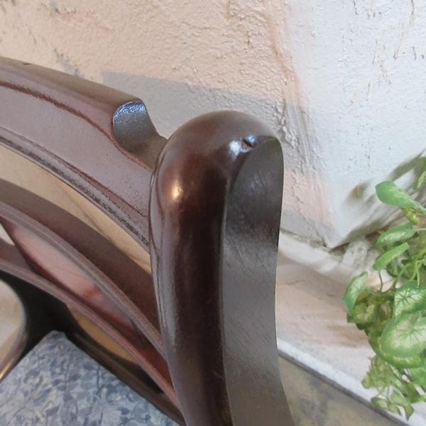 イギリス アンティーク 家具 アームチェア ダイニングチェア 椅子 4554d