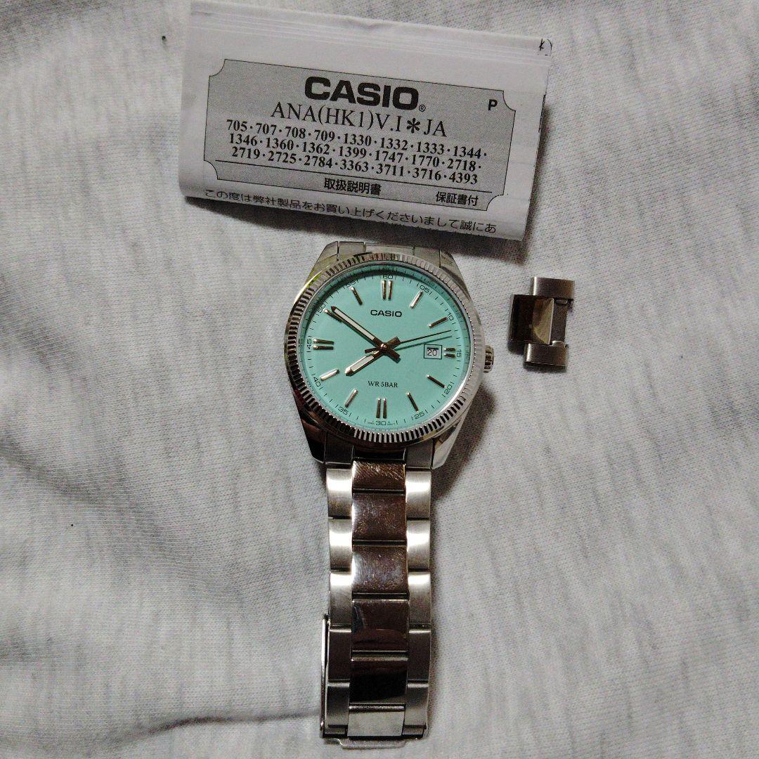 カシオ CASIO MTP-1302D-2A2JF ティファニーブルー 腕時計