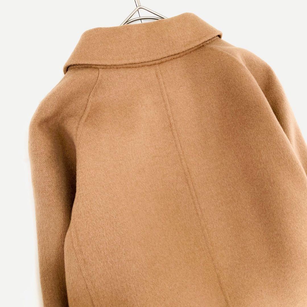 美品✨️マックスマーラ　クチートアマーノ　ダブルブレスト　リバーコート　アンゴラ