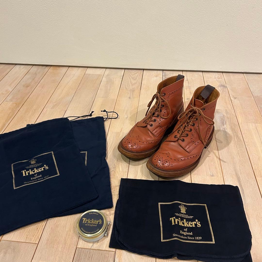 トリッカーズ 2508モールトンカントリーブーツUK8.5 旧タグ90年代