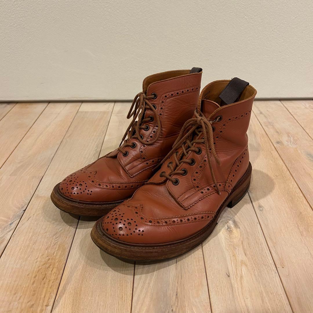 トリッカーズ 2508モールトンカントリーブーツUK8.5 旧タグ90年代