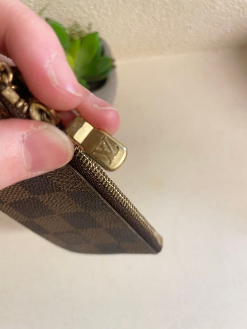 LOUIS VUITTON/チェック柄レザーケース