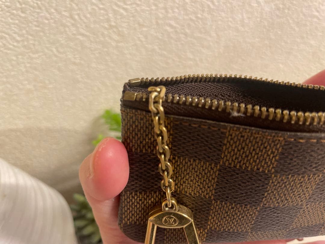 LOUIS VUITTON/チェック柄レザーケース