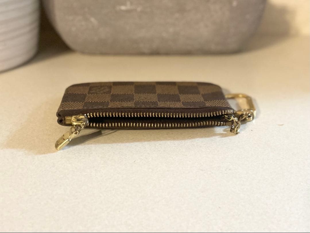 LOUIS VUITTON/チェック柄レザーケース