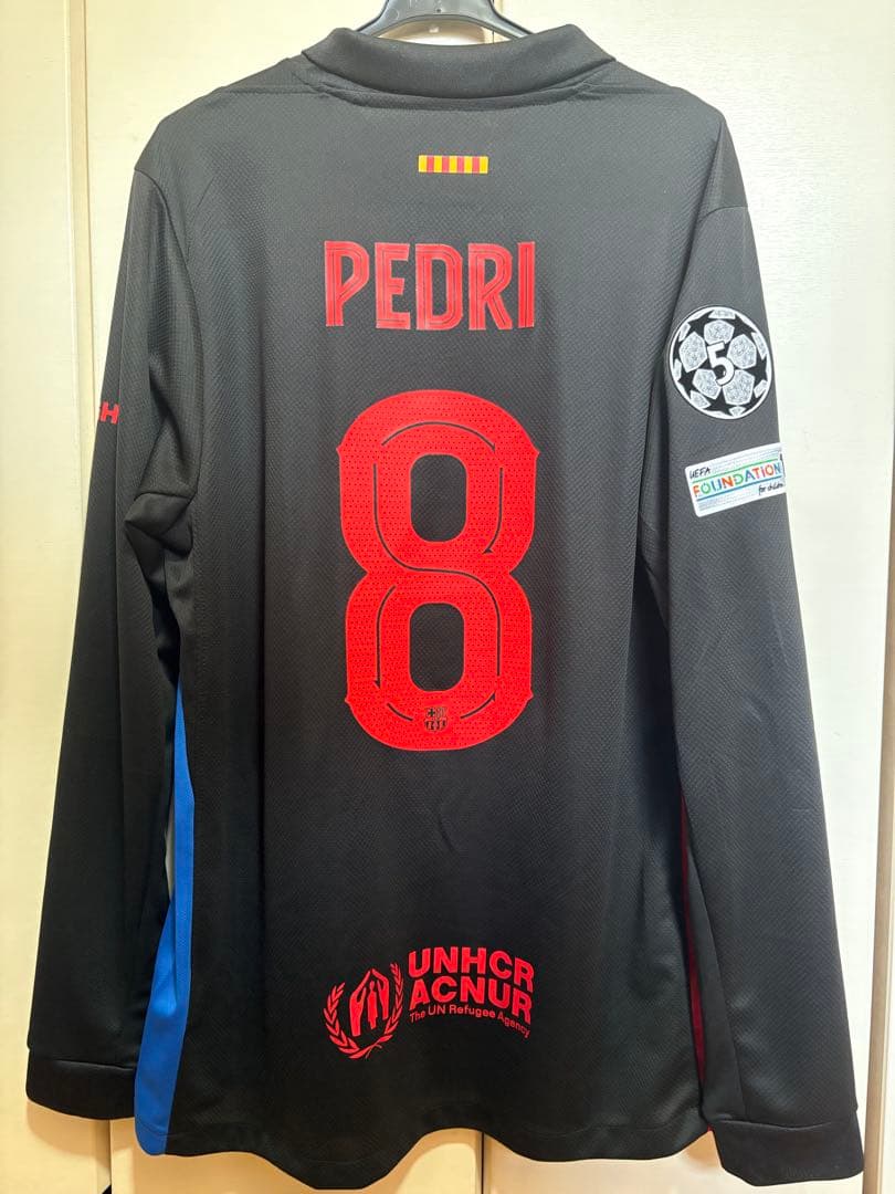 m*r様 【125周年記念】バルセロナ 24/25 アウェイ ペドリ #8 長袖