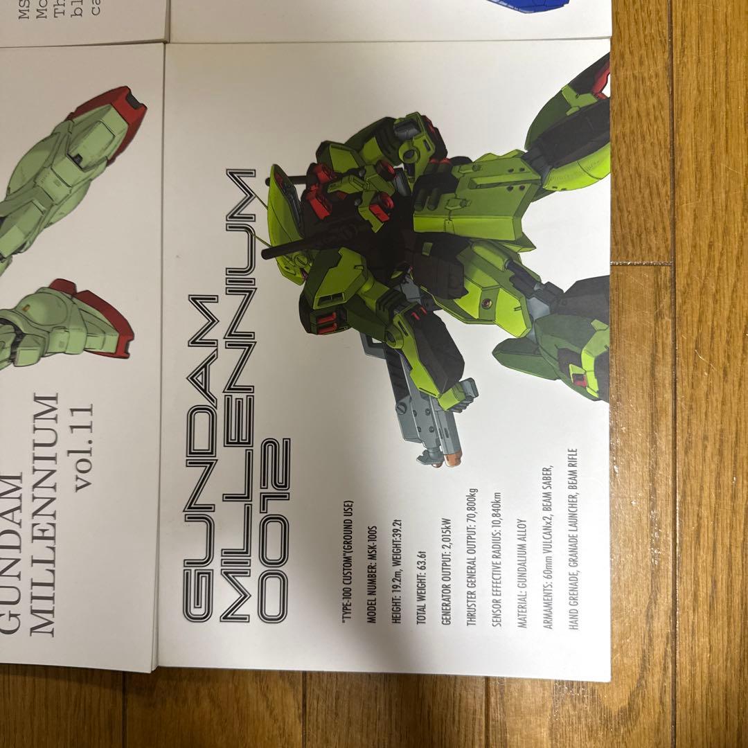 ♢ GUNDAM MILLENNIUM ガンダム 解説 雑誌 12冊セット