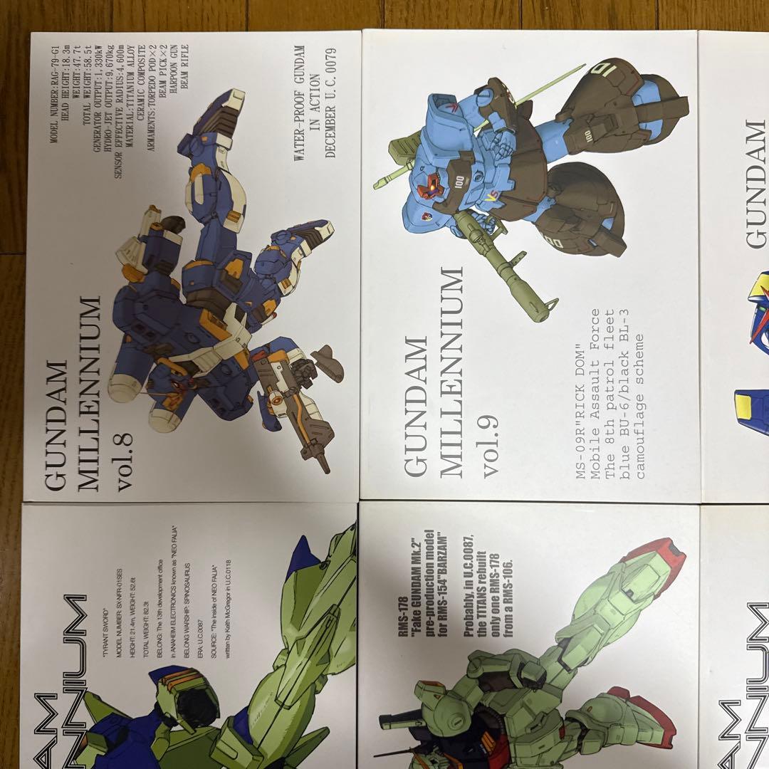 ♢ GUNDAM MILLENNIUM ガンダム 解説 雑誌 12冊セット
