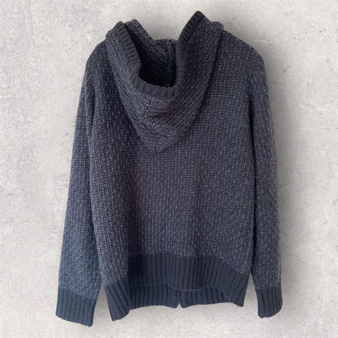 【美品】MARY QUANT ニットパーカー マリクワ マリークワント