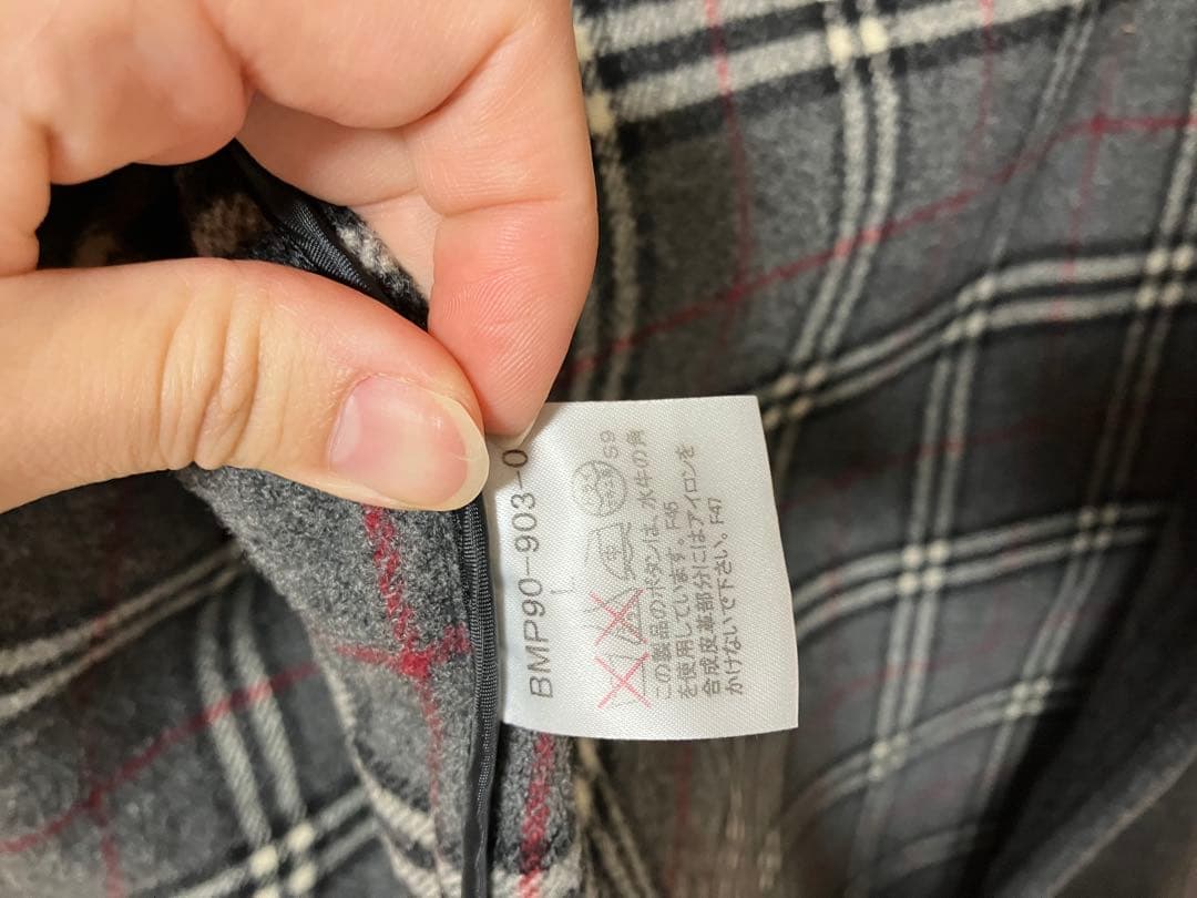 バーバリーブラックレーベル　ダッフルコート Lサイズ