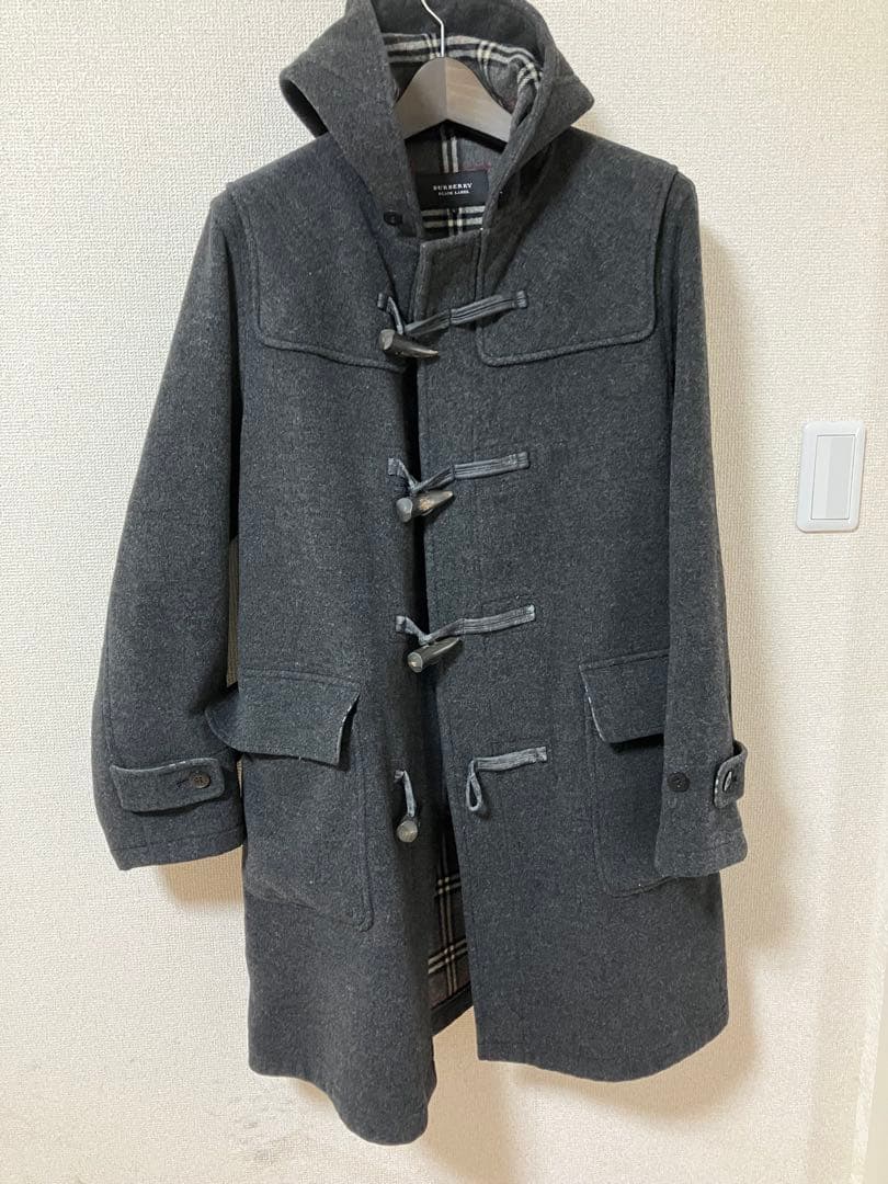 バーバリーブラックレーベル　ダッフルコート Lサイズ