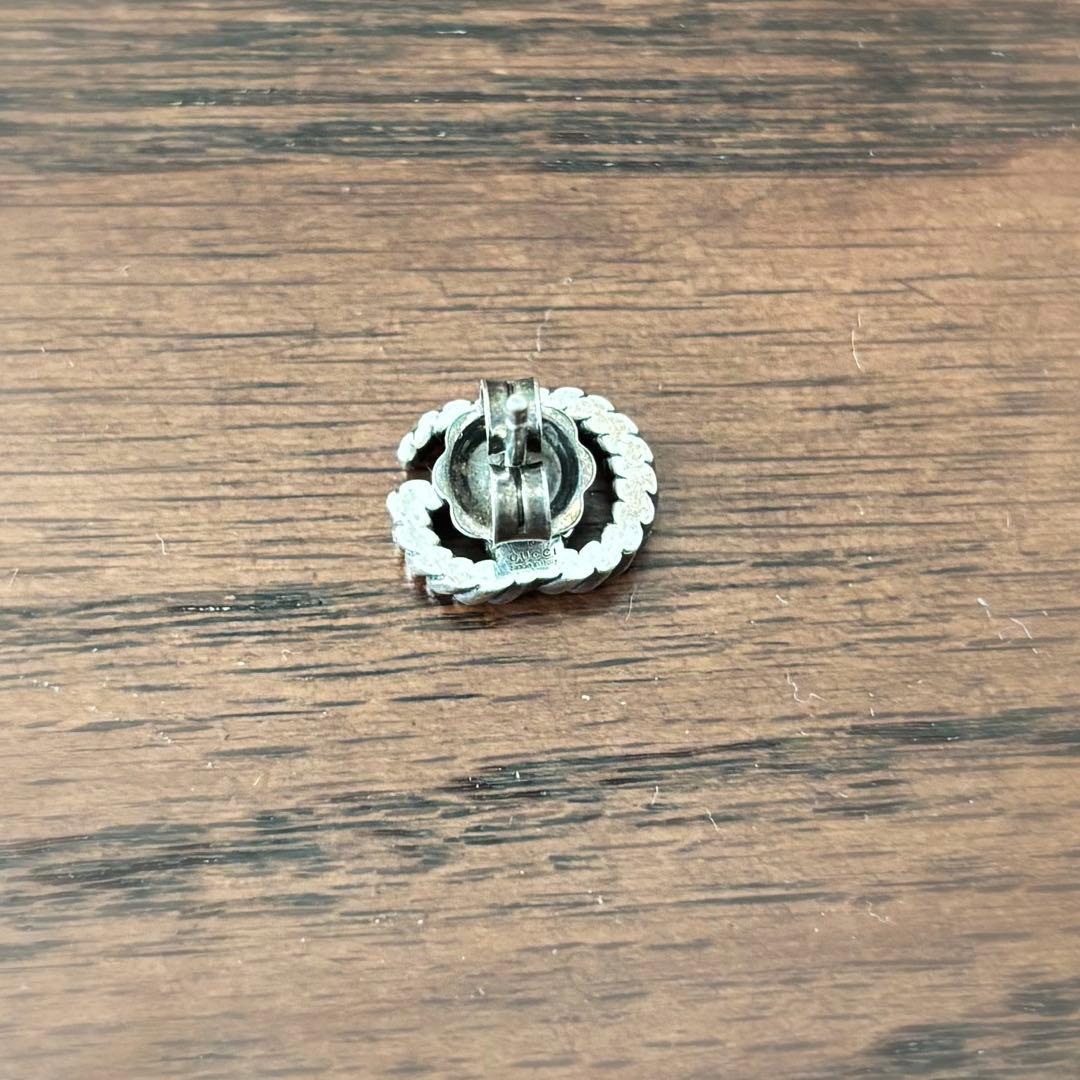 な*び様 正規品 GUCCI グッチ ピアス　GG マーモント　シルバー　片耳の